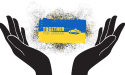Logo Ucrania + Manos